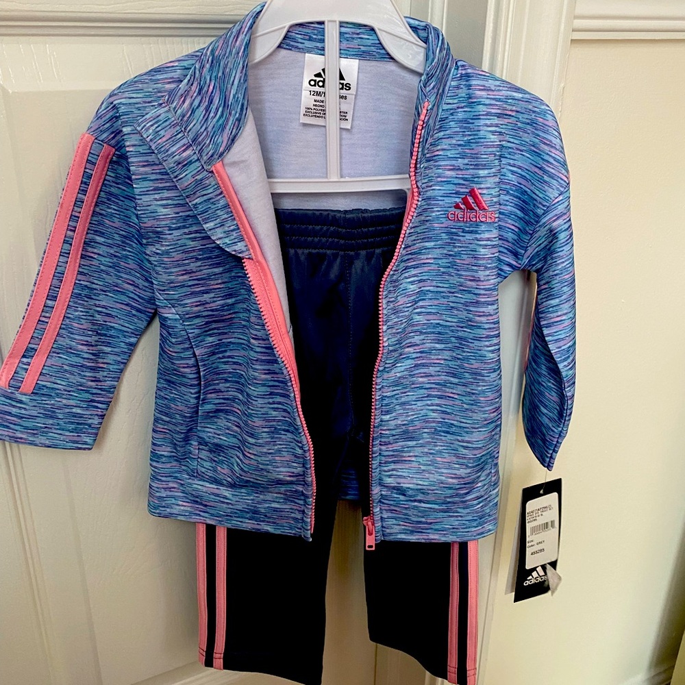 Adidas baby girl track suit
